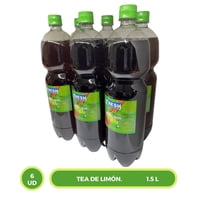 Freshtea - Té Helado Negro Sabor Limón Sixpack 1,5L