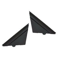 Ioensy - 2 X Cubiertas De La Bandera Del Espejo De La Puerta Del Coche Para Fiat 500 2012-19 1Sh16Kx7Aa Negro Mate