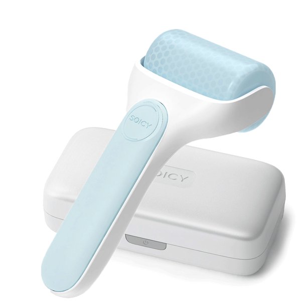 Rejuvenate Your Skin with an Ice Roller: Cold Compression Tool for Face, Eyes, and Whole Body - Perfect for Migraine Relief, Relaxation, Injury Recovery, and Improved Blood Circulation - Includes Stor