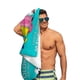 thumbnail image 5 of BabyFirst Color Crew Toalla de playa de secado rápido con diseño temático, regalo para mujeres y niñas, ideal para cumpleaños, fans, amantes de la música, uso en la playa o al aire libre, 78 × 160 cm, 5 of 6