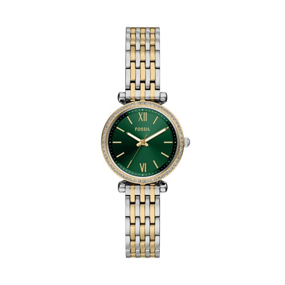 Reloj Fossil Carlie Bicolor de Acero Inoxidable 28mm