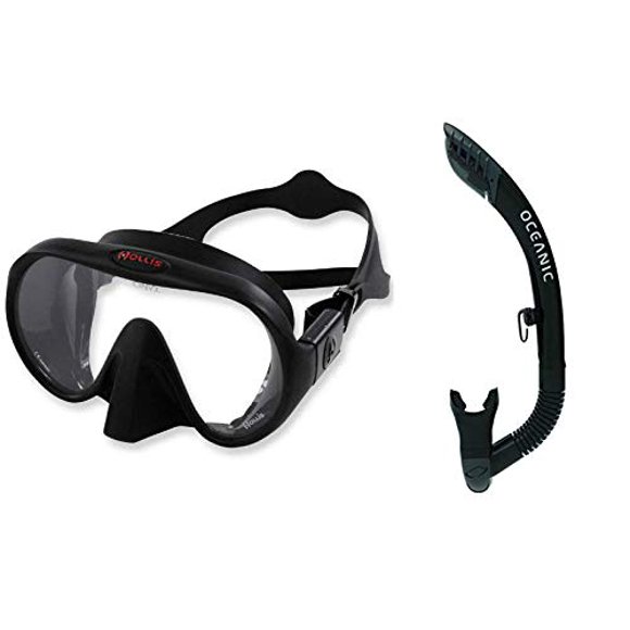 Máscara Hollis M1 sin armazón + Oceanic Ultra Dry 2