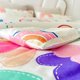 thumbnail image 5 of Lightwe-ight So-ft 3 Piece R-ainbow Comfort-er Set with 2 Pillo-w Covers Cartoon Lo-ve Hearts Suns -and Stars Bedding Set- for Girls Boy-s Kids Twin Dark Blue, 5 of 5
