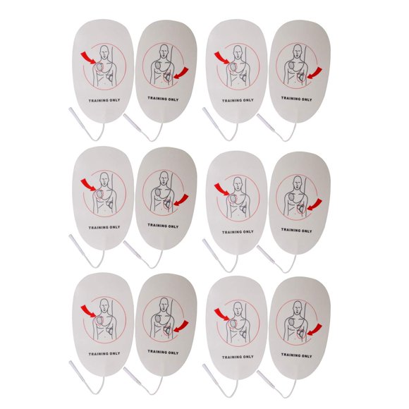 Almohadillas de repuesto AED Practi-Trainer, espuma sin látex Elysaid