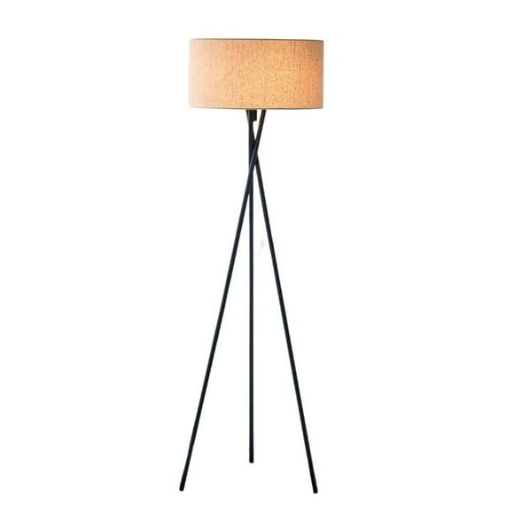 Lámpara De Pie Moderna De Estudio Foco Simple Led