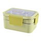 thumbnail image 2 of Contenedor De Comida Bento Box De Acero Inoxidable De 2 Capas Para Acampar Al Aire Libre Senderismo Amarillo, 2 of 5