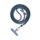 thumbnail image 3 of Cordón De Teléfono Crossbody Safety Tether Tab System Para Senderismo Escalada Ciclismo Gris Azul, 3 of 5