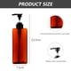 thumbnail image 2 of 2 paquetes de botellas rellenables de champú y acondicionador, dispensador de champú de 800 ml, botellas de champú de plástico con bomba, para baño, cocina y hotel., 2 of 6