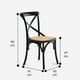 thumbnail image 3 of Pack 4 Sillas De Comedor Crossback Madera Negro, 3 of 6