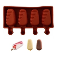 Genérico - Moldes De Silicona Para Helados Molde Paletas Helado Mini