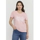 thumbnail image 1 of Polera Mujer M/C Focal Print Cuello V Palo Rosa Corona, 1 of 5
