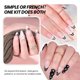 thumbnail image 4 of Set de esmalte gel Beetles French Tip Ink Snow Twins, 4 of 7