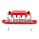 thumbnail image 1 of Barra Colectora Genérica, Bloque de Distribución de Energía, Barra Colectora Profesional, Bloque de Terminales de 5 Pernos para Camión, Remolque, Vehí M10 rojo, 1 of 4