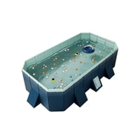 Babyluna - Piscina Rectangular Desmontable Familiar Pvc Dura 265X164Cm