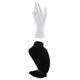 thumbnail image 1 of Tienda Black Velvet Necklace Bust Jewelry Rack Display + Mannequin Hand, 1 of 2