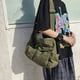 thumbnail image 5 of Bolso bandolera de lona, bolso tote de lona, bolso bandolera tipo hobo con múltiples bolsillos, bolso tote de lona para mujer y hombre., 5 of 6