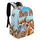 thumbnail image 2 of Mochila Desmarcar Hong Kong Phooey Estilo Campus 42x30x15 cm, 2 of 6