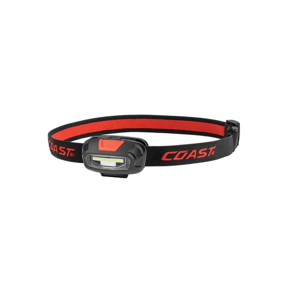 Flashlight Coast FL13 - Linterna frontal LED (255 lúmenes), color rojo