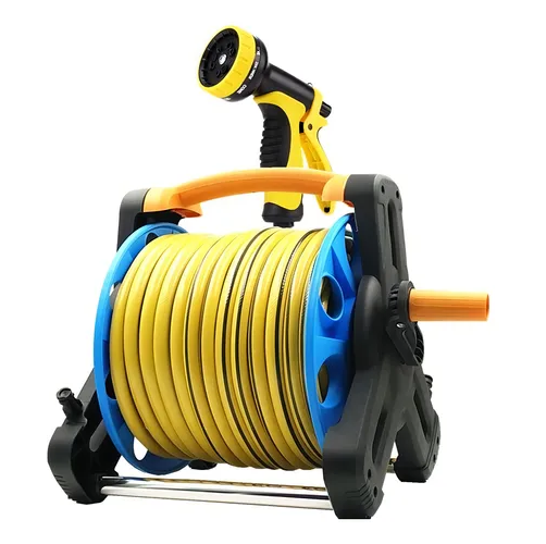 Genérico - Manguera Retráctil Carrete Y Pulverizador Accesorios Jardín Color Negro