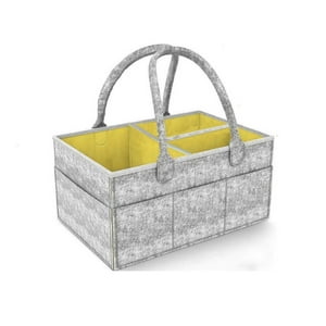 Kivara - Organizador De Pañales Deluxe Para Mudador Amarillo Amarillo