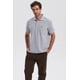 thumbnail image 1 of Polera Hombre Piqué Básica Lisa Gris Melange - lV, 1 of 4
