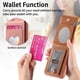 thumbnail image 3 of Funda FOXDOCK para Samsung Galaxy S26 Pro con función billetera, soporte ajustable y diseño con espejo-rosa, 3 of 6
