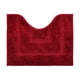 thumbnail image 1 of Xiao Hua Tapete de Baño Antideslizante en Forma de U para Piso de Inodoro, Rojo coral, Esponjoso y Suave, Lavable a Máquina, Fuerte Absorción de Agua 20 inches x 16 inches, 1 Pieza, 1 of 4