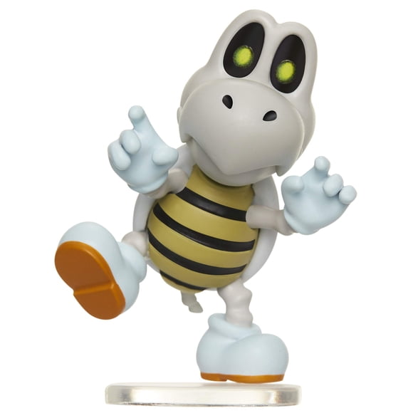 Figura de acción Super Mario Dry Bones, juguete coleccionable de 6,35 cm