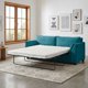 thumbnail image 1 of Sofa Cama Milan 2Pl Con Resortes Pocket Tela Velvet Azul Petroleo, 1 of 8