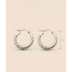 thumbnail image 3 of Aros Mujer Argollas Casuales En Acero Inoxidable Caja #2, 3 of 3
