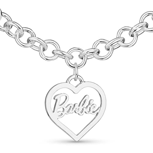 Collar Barbie Con Eslabones Redondos En Forma De Corazón,