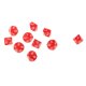 thumbnail image 3 of 10pcs Dados De Diez Lados D10 Jugando D&D RPG Juegos De Fiesta Dados Rojo, 3 of 4