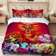 thumbnail image 1 of Hell Hotel Inn Character Print Bedding Set 100% Polyester Soft Skin-Friendly, 1 of 5