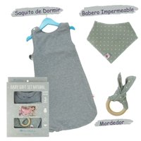 Baby Gift Baby Shower Saquito Gris 3 Piezas Amamantas