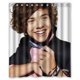 thumbnail image 1 of Cortina de ducha de Harry Styles, juego de cortinas de baño con ganchos, tamaño 60 x 72 pulgadas, 1 of 3