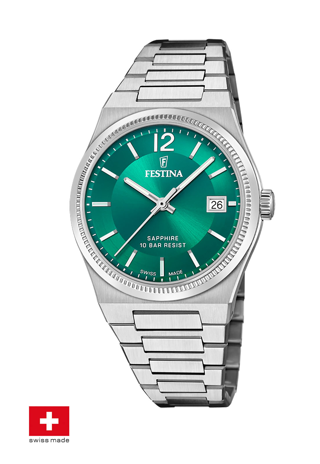 Reloj F20035/5 Festina Swiss Verde Mujer My Swiss Time