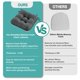 thumbnail image 3 of Cojines para Silla BETU Pack de 4, 40 cm, Gris Oscuro, 3 of 9