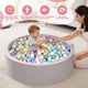 thumbnail image 4 of Piscina de Pelotas de Espuma SIUUHOVS 90 cm x 30 cm Gris Claro, 4 of 5