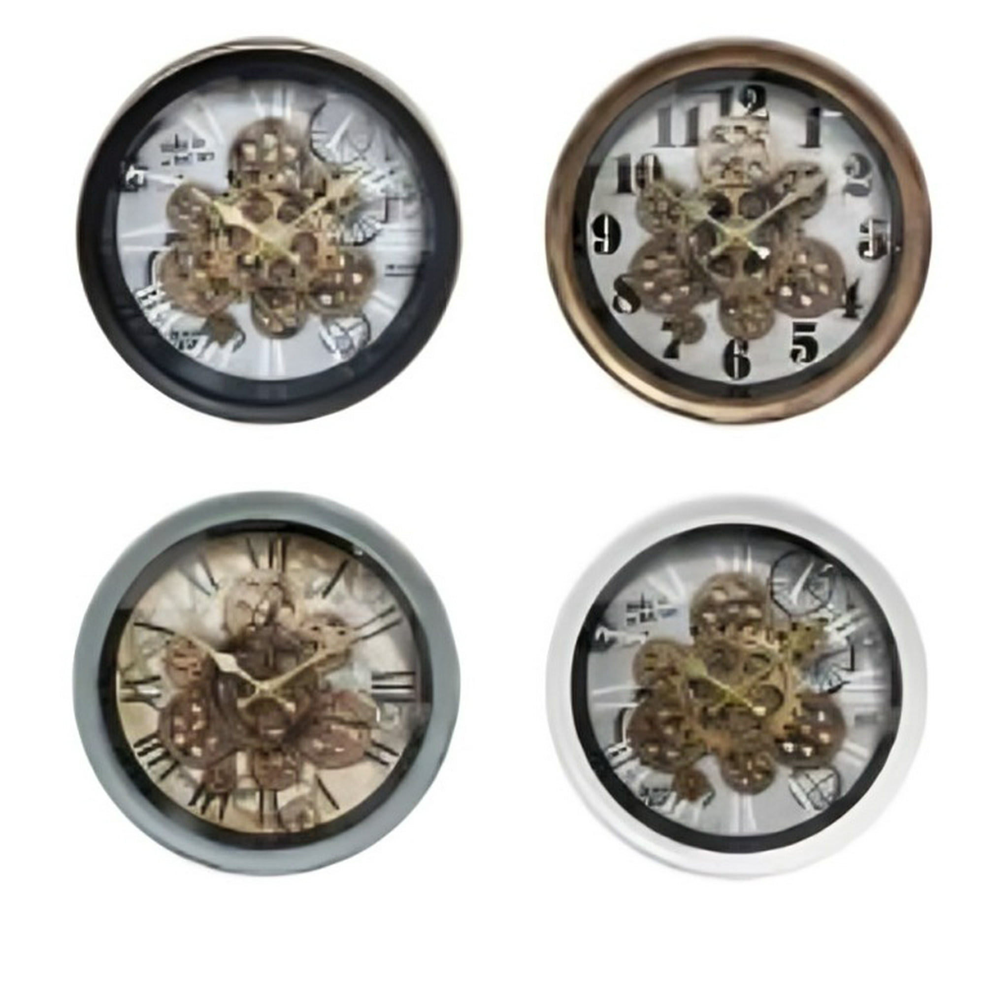 Genérico - Reloj De Pared 35x35 Cm De Diámetro