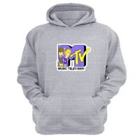 Genérico - Polerón Canguro Mtv´S Gris Claro Talla L Unisex