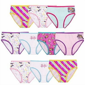 Barbie Girls 'Packe 100% Cotton Cotton Rear, Tamaños