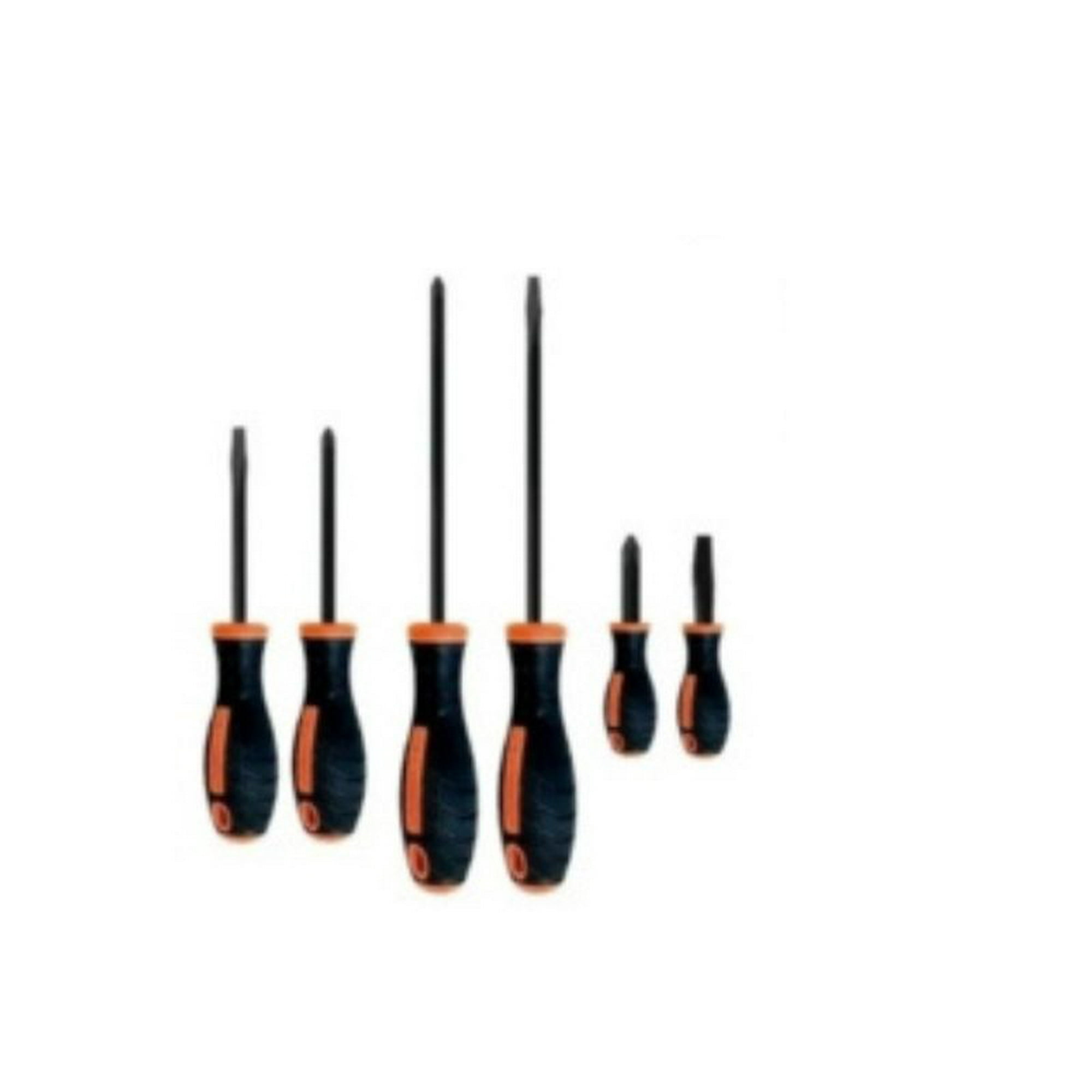 Genérico - Set Kit Destornilladores 6 Piezas Cruz Y Plano Resistente