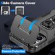 thumbnail image 5 of Funda Armada para iPhone 17 Pro con Tapa Deslizante y Soporte Magnético Giratorio Negro, 5 of 5