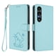 thumbnail image 1 of Funda Billetera con Espacio para Fotos para Sony Xperia 1 VII, Verde Claro, 1 of 6
