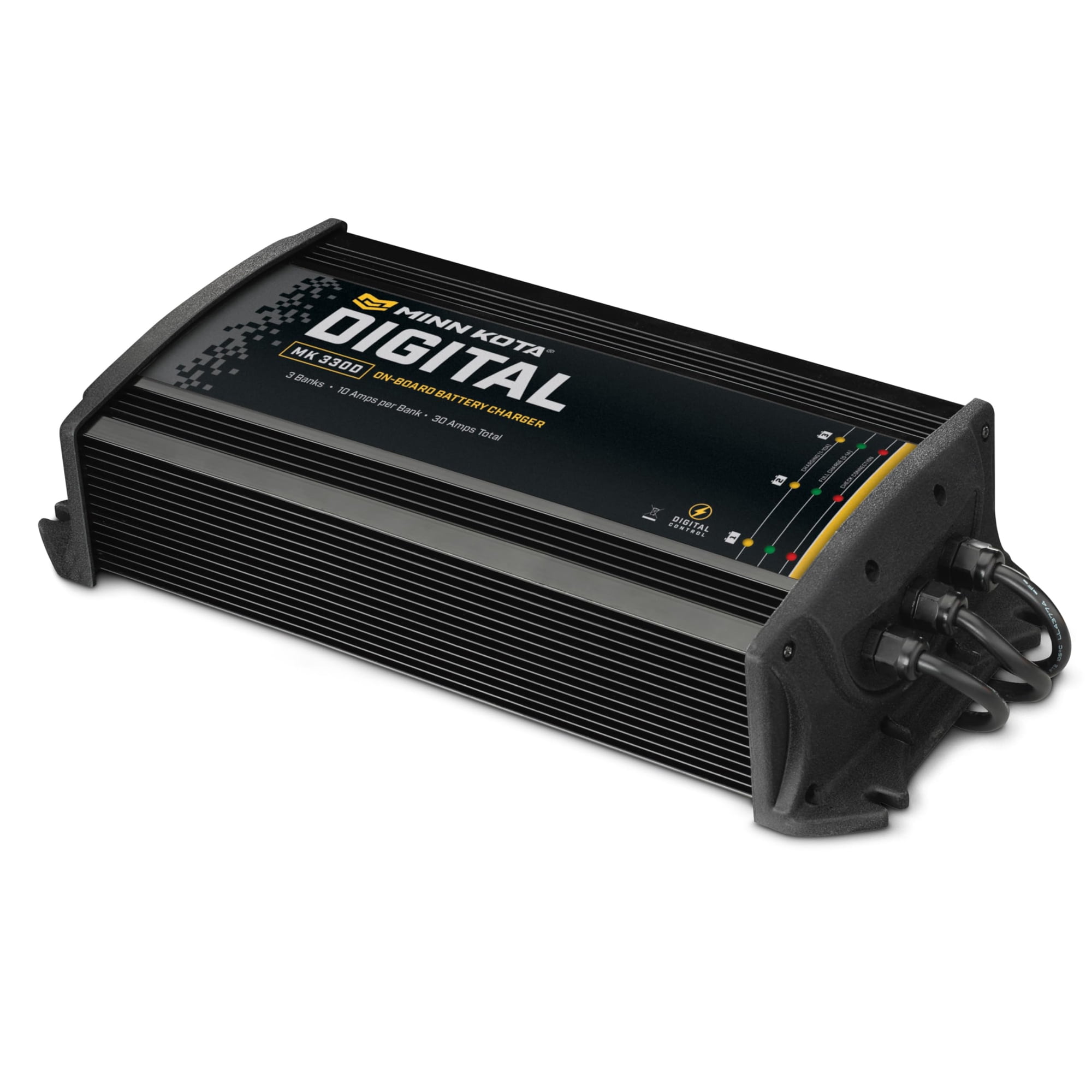 Cargador De Batería Marino Minn Kota Mk 330d Digital 3 Bank 10a