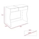 thumbnail image 3 of Mueble De Tocador Perla Rovere Blanco 78x90x40 Cm, 3 of 3