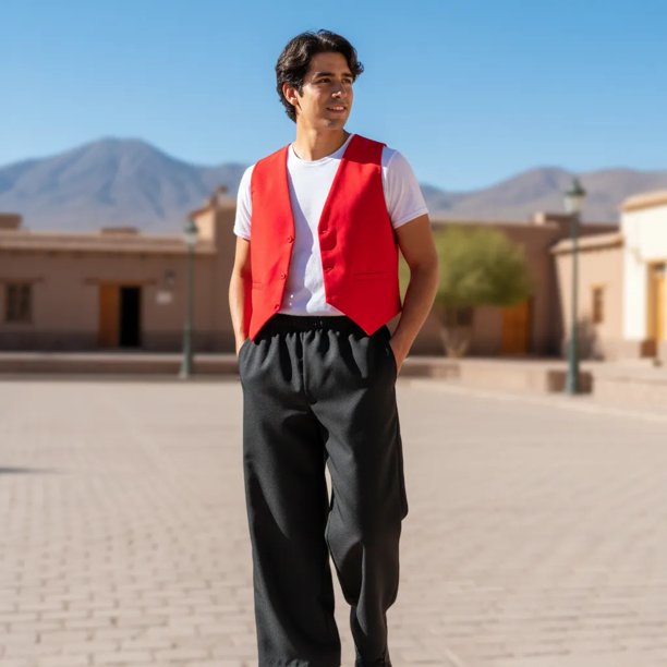 Traje Tipico Nortino Bolero Negro Mas Pantalon