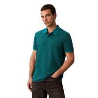 Camisa Calvin Klein Jacquard Refined Polo Para Hombre