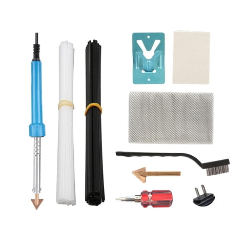 Ioensy - Kit De Soldadura De Plástico Calentamiento Rápido 2 Papel De Lija 80W Para Salpicadero De Canoa Artesanal