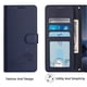 thumbnail image 3 of Funda tipo cartera FOXDOCK para Oppo Reno13 Pro con soporte, ranuras, RFID, diseño de gato, 3 of 5